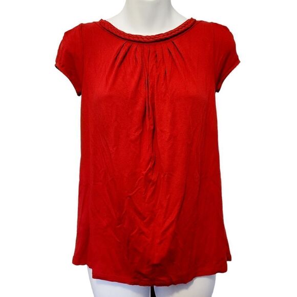 2/$20 Vintage Y2K RW&CO Plain Red Top Blouse Size: XS - Picture 1 of 5
